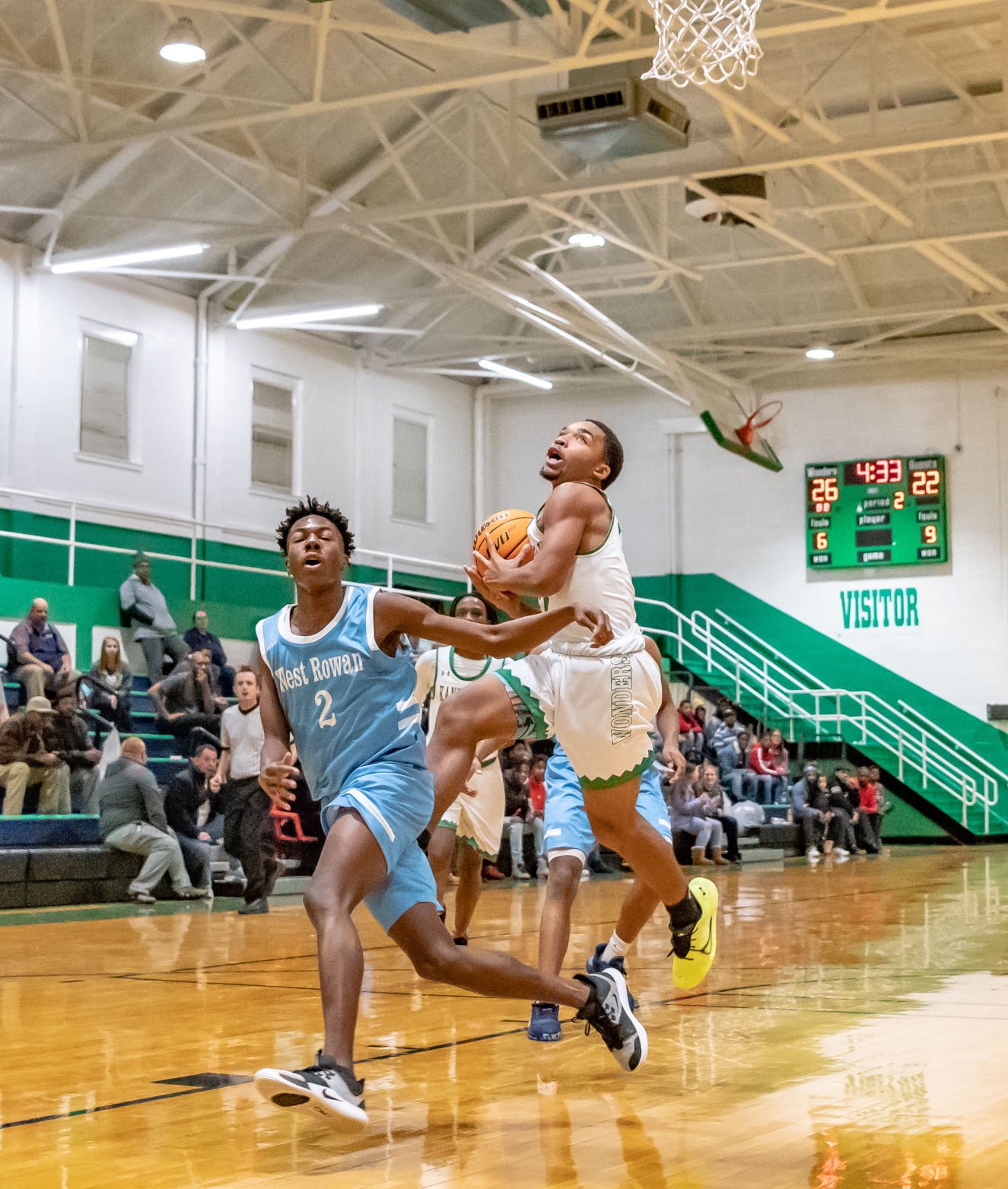 their home basketball game against West Rowan